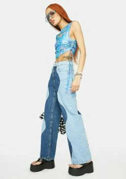 The Ragged Priest Bottoms Underworld Wide Leg Jeans