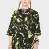 The Ragged Priest Paint Splatter Graphic Tee Dress Dresses
