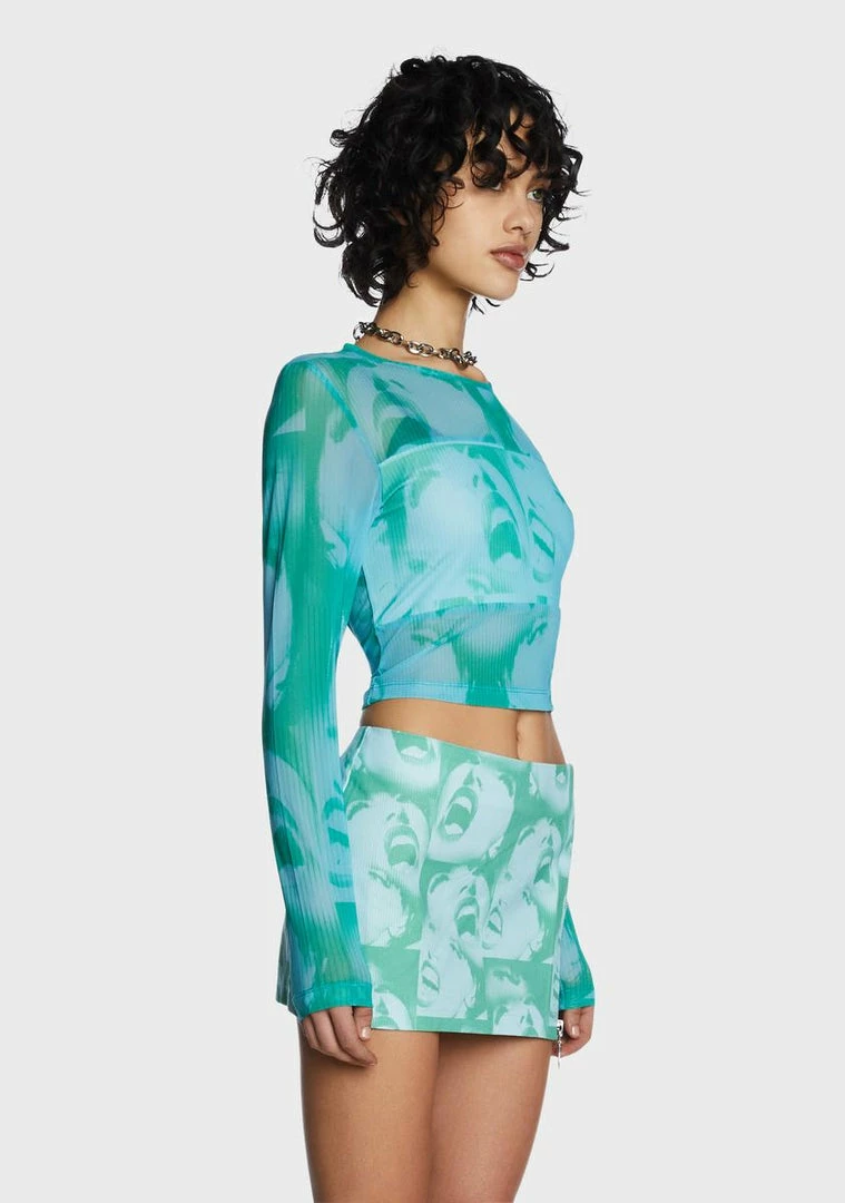 Best deal π The Ragged Priest Tops Volume Mesh Top π 6 The Ragged Priest Tops Volume Mesh Top