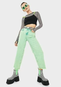 The Ragged Priest Jealous Flare Jeans Bottoms