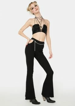 The Ragged Priest Confusion Cut-Out Pants Bottoms