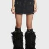 The Ragged Priest Bottoms Pocket Denim Mini Skirt
