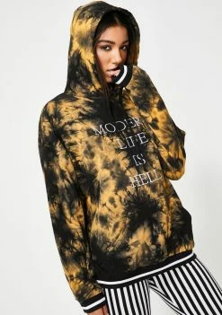 The Ragged Priest Hell Tie Dye Hoodie Tops