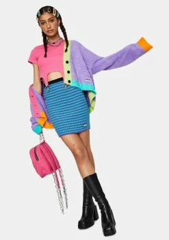 The Ragged Priest Create Ribbed Crop Tee