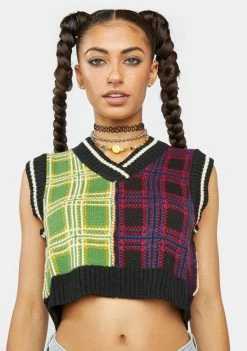 The Ragged Priest Tops Control Knit Vest