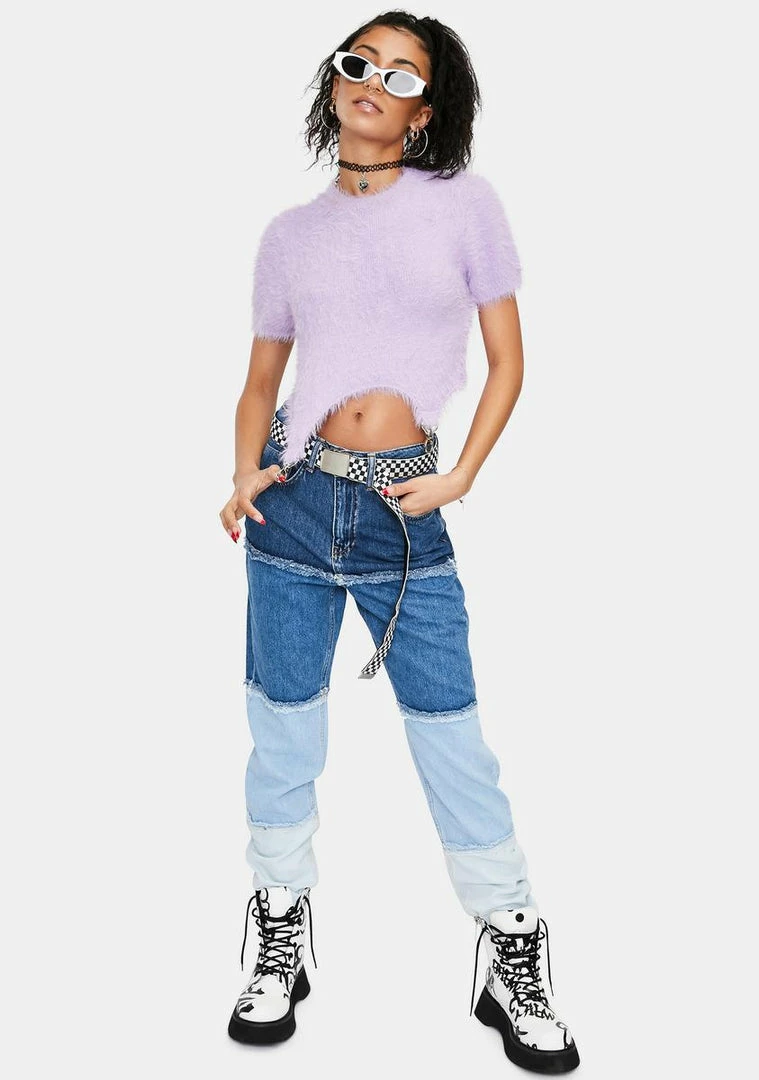 Cheap β The Ragged Priest Bottoms Dimmer Paneled Ombre Mom π Jeans β 4 The Ragged Priest Bottoms Dimmer Paneled Ombre Mom Jeans
