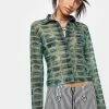 The Ragged Priest Tops Voices Mesh Shirt