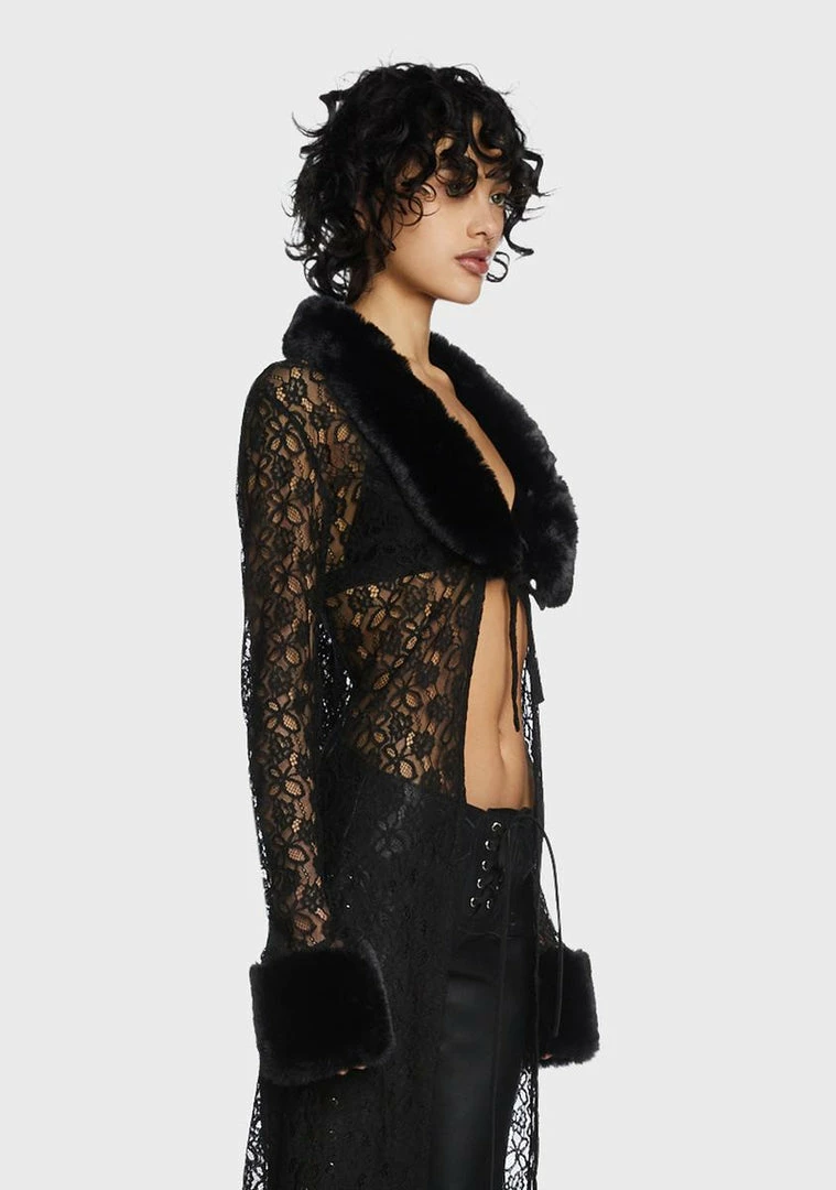 New ❤️ The Ragged Priest Ritual Lace Cardigan ❤️ 6 The Ragged Priest Ritual Lace Cardigan