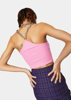 The Ragged Priest Tops Raider Chain Crop Tank