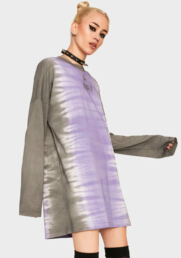 Hot Sale ๐คฉ The Ragged Priest Lilac Dip Dye Skater ๐ Dress ๐ Dresses ๐ฏ 4 The Ragged Priest Lilac Dip Dye Skater Dress Dresses