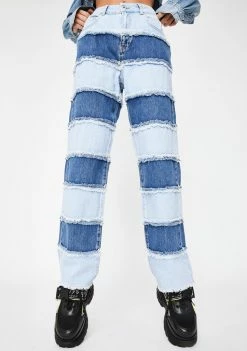 Flash Sale π The Ragged Priest Bottoms Infringement Stripe Panel π Jeans βοΈ 7 The Ragged Priest Bottoms Infringement Stripe Panel Jeans