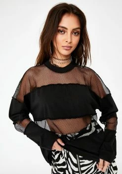 The Ragged Priest Malice Fishnet Tee