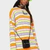 The Ragged Priest Rainbow Stripe Skater Dress