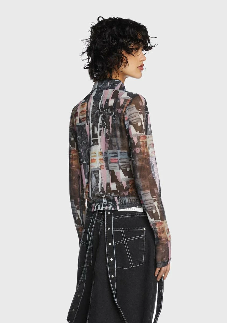 Buy 🥰 The Ragged Priest Amnesia Mesh Top Tops ✔️ 6 The Ragged Priest Amnesia Mesh Top Tops