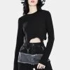 The Ragged Priest Veil Ringer Crop Top