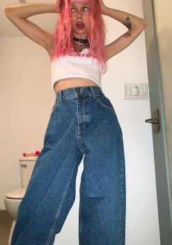 The Ragged Priest Grip Skater Wide Leg Jeans