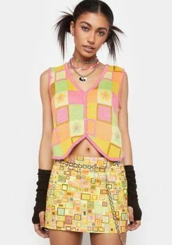 The Ragged Priest Thinker Chain Mini Skirt