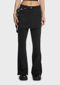 The Ragged Priest Bottoms Low Rider Skirt Pants