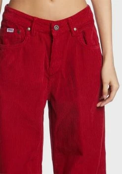 The Ragged Priest Red Cord Release Jeans Bottoms
