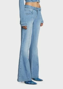The Ragged Priest Bottoms Low Rider Bootcut Jeans