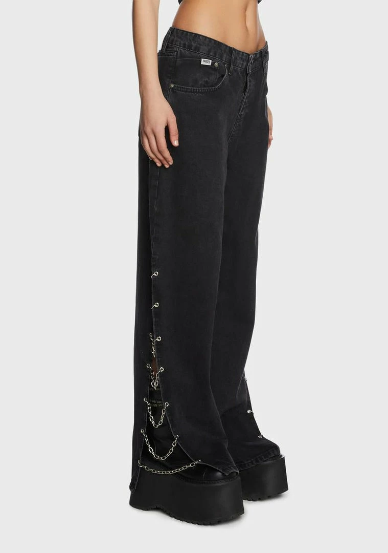 New β The Ragged Priest Chain Split Release π Jeans Bottoms β 5 The Ragged Priest Chain Split Release Jeans Bottoms