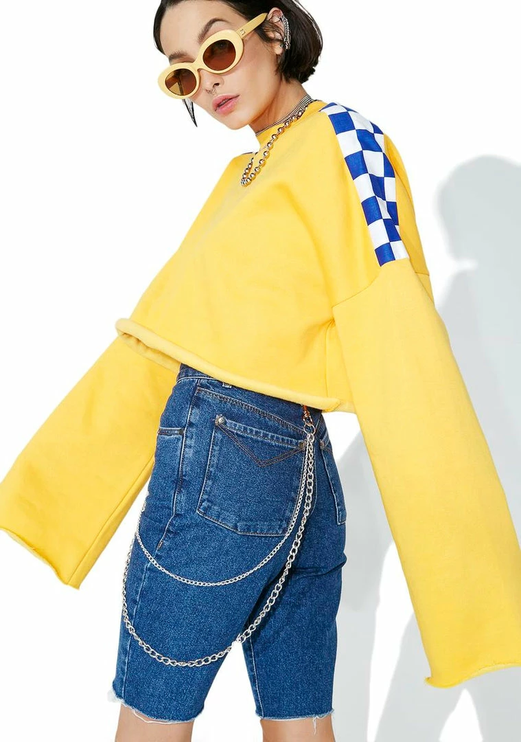 Best Sale ๐ The Ragged Priest Tucker Denim Shorts โ๏ธ 6 The Ragged Priest Tucker Denim Shorts