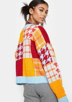 The Ragged Priest Candy Patchwork Cardigan