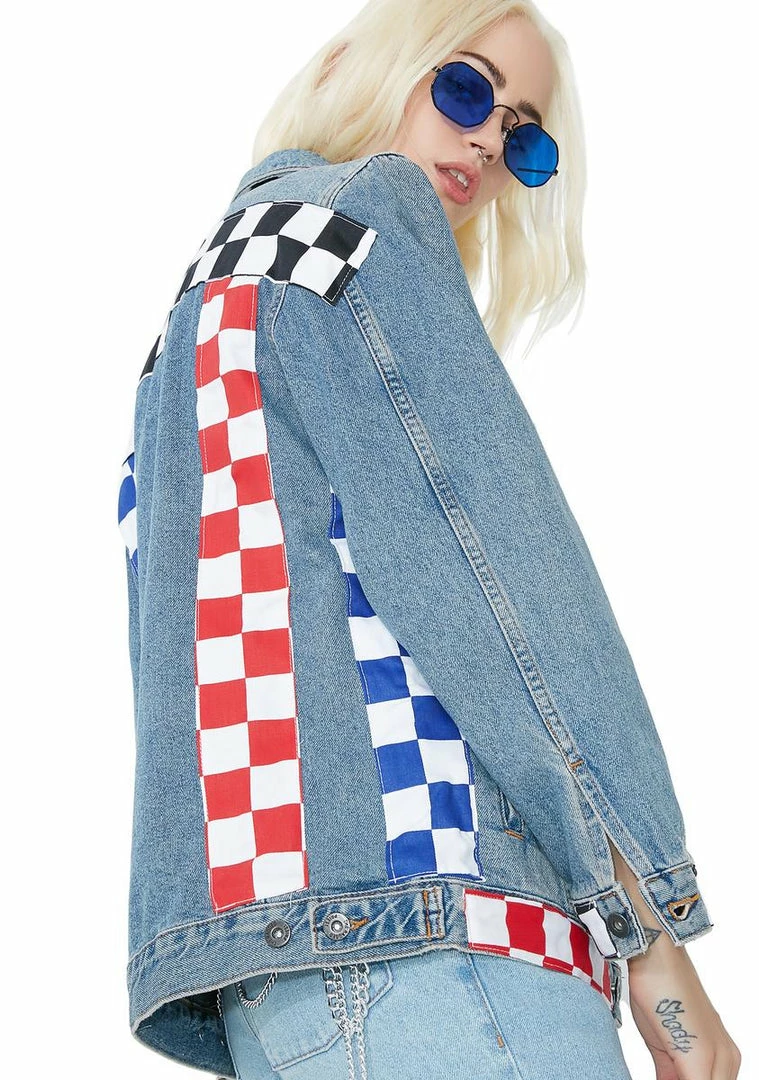 Outlet 𧨠The Ragged Priest Relay Denim Jacket π 4 The Ragged Priest Relay Denim Jacket