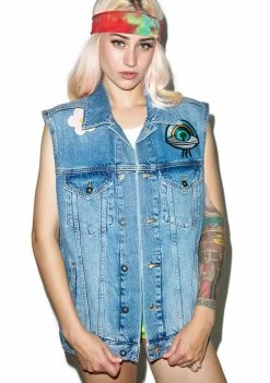 The Ragged Priest Outerwear Cheech Denim Vest