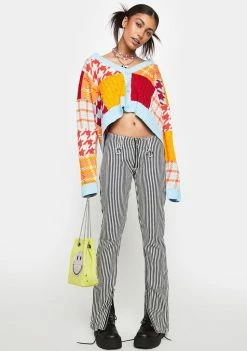 The Ragged Priest Candy Patchwork Cardigan