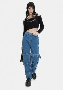 The Ragged Priest Master Fuzzy Crop Top Tops