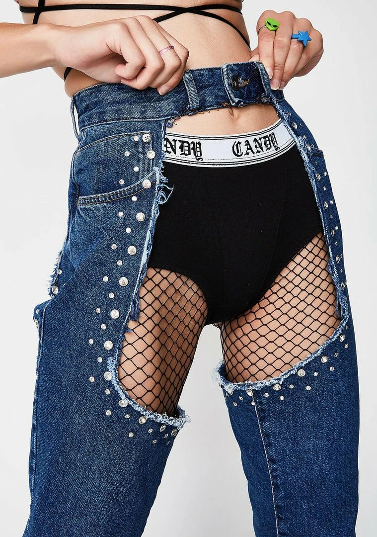Wholesale π The Ragged Priest Crystal π Jeans Bottoms π 4 The Ragged Priest Crystal Jeans Bottoms