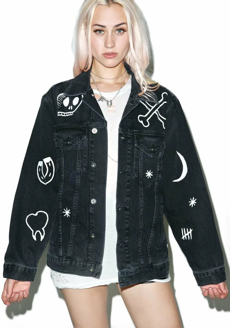 Best reviews of 🔔 The Ragged Priest Outerwear Bone Rattler Denim Jacket ❤️ 5 The Ragged Priest Outerwear Bone Rattler Denim Jacket