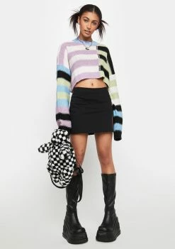 New π The Ragged Priest Tops Startup Striped Sweater π 7 The Ragged Priest Tops Startup Striped Sweater