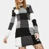 The Ragged Priest Dresses Capture Patchwork Long Sleeve Dress