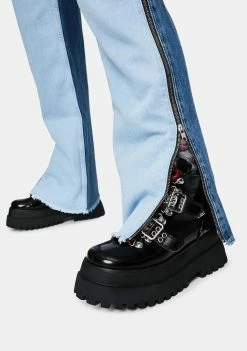 The Ragged Priest Deuce Side Zip Dad Jeans