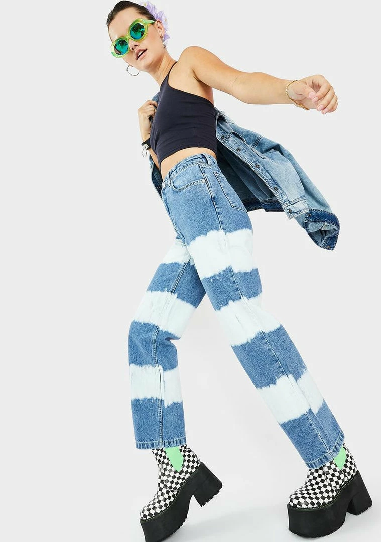 Top 10 π€© The Ragged Priest Lithium Striped Denim π Jeans Bottoms β€οΈ 5 The Ragged Priest Lithium Striped Denim Jeans Bottoms