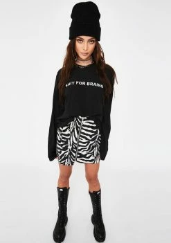 The Ragged Priest Tops Shit For Brains Skater Tee