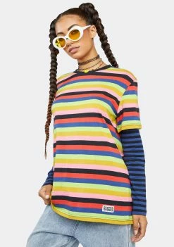 The Ragged Priest Hangout Striped Tee