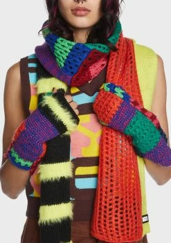 The Ragged Priest Spliced Fingerless Gloves Scarves & Gloves