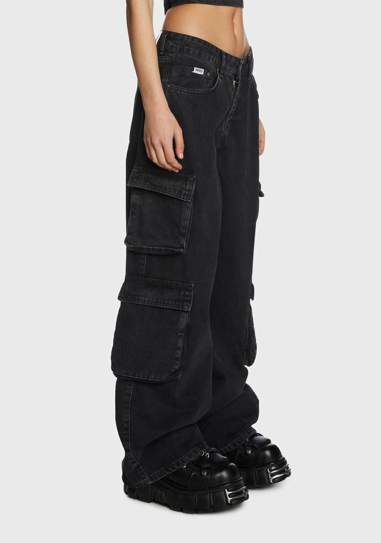 Outlet π₯° The Ragged Priest Black Combat Release π Jeans π 5 The Ragged Priest Black Combat Release Jeans