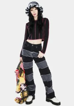 The Ragged Priest Vision Ringer Crop Tee