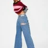 The Ragged Priest Chain Wide Leg Jeans