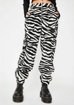 The Ragged Priest Brat Zebra Cargo Pants