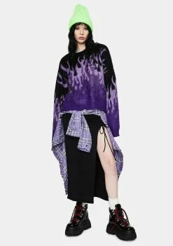 The Ragged Priest Tops Revoly Flame Knit Sweater