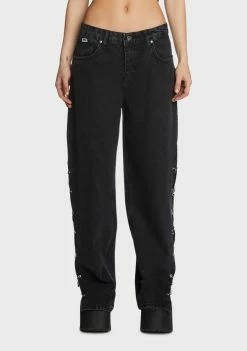 The Ragged Priest Chain Split Release Jeans Bottoms