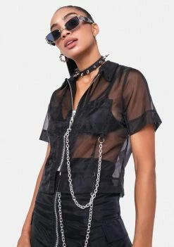 Deals ⌛ The Ragged Priest Tops Crybaby 👕 Shirt 😉 7 The Ragged Priest Tops Crybaby Shirt