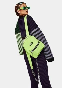 The Ragged Priest Lime Modest Mini Backpack