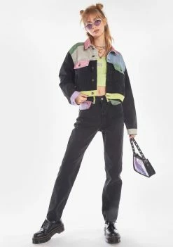 The Ragged Priest Charcoal Illuminate Jeans Bottoms