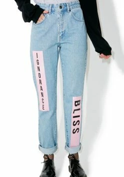 The Ragged Priest Bottoms Euphoria Mom Jeans